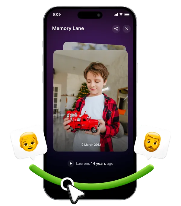 Memory Lane on Ente Photos mobile