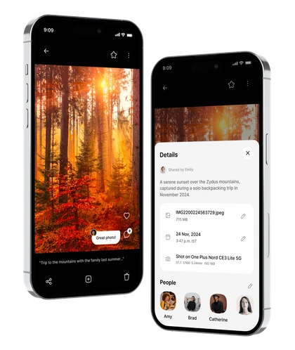 Improved photo viewer on Ente Photos