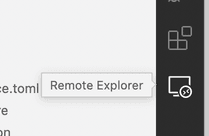 VSCode - Remote Explorer icon