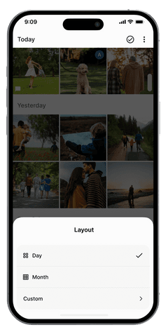 Custom gallery views on Ente Photos Custom gallery views on Ente Photos