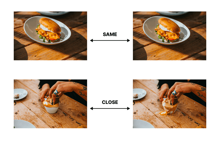 Example of same and closely similar images Example of same and closely similar images